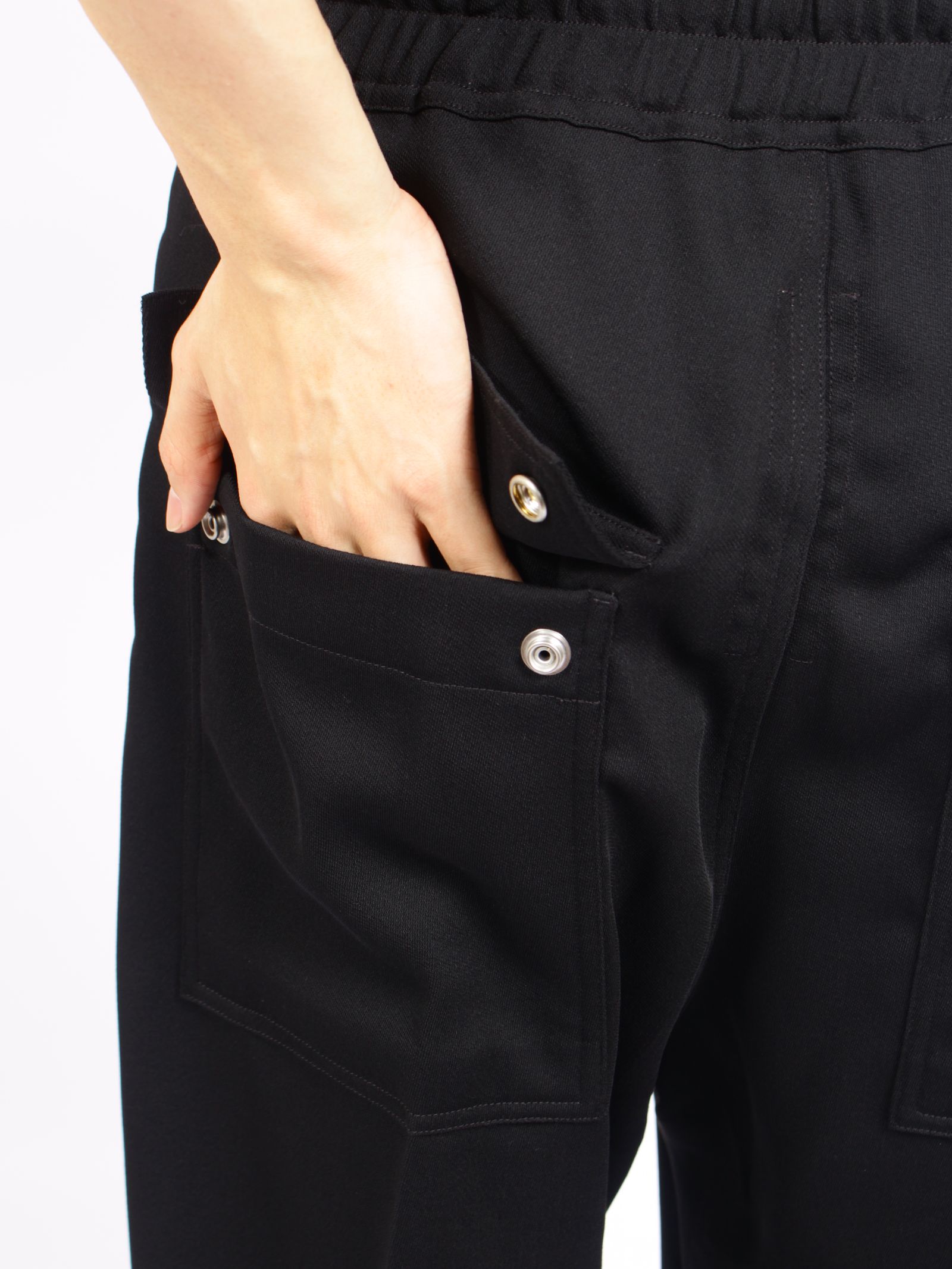 【26AW】ワイド ベラパンツ ウール素材 スラックス / WIDE BELA PANTS / ブラック