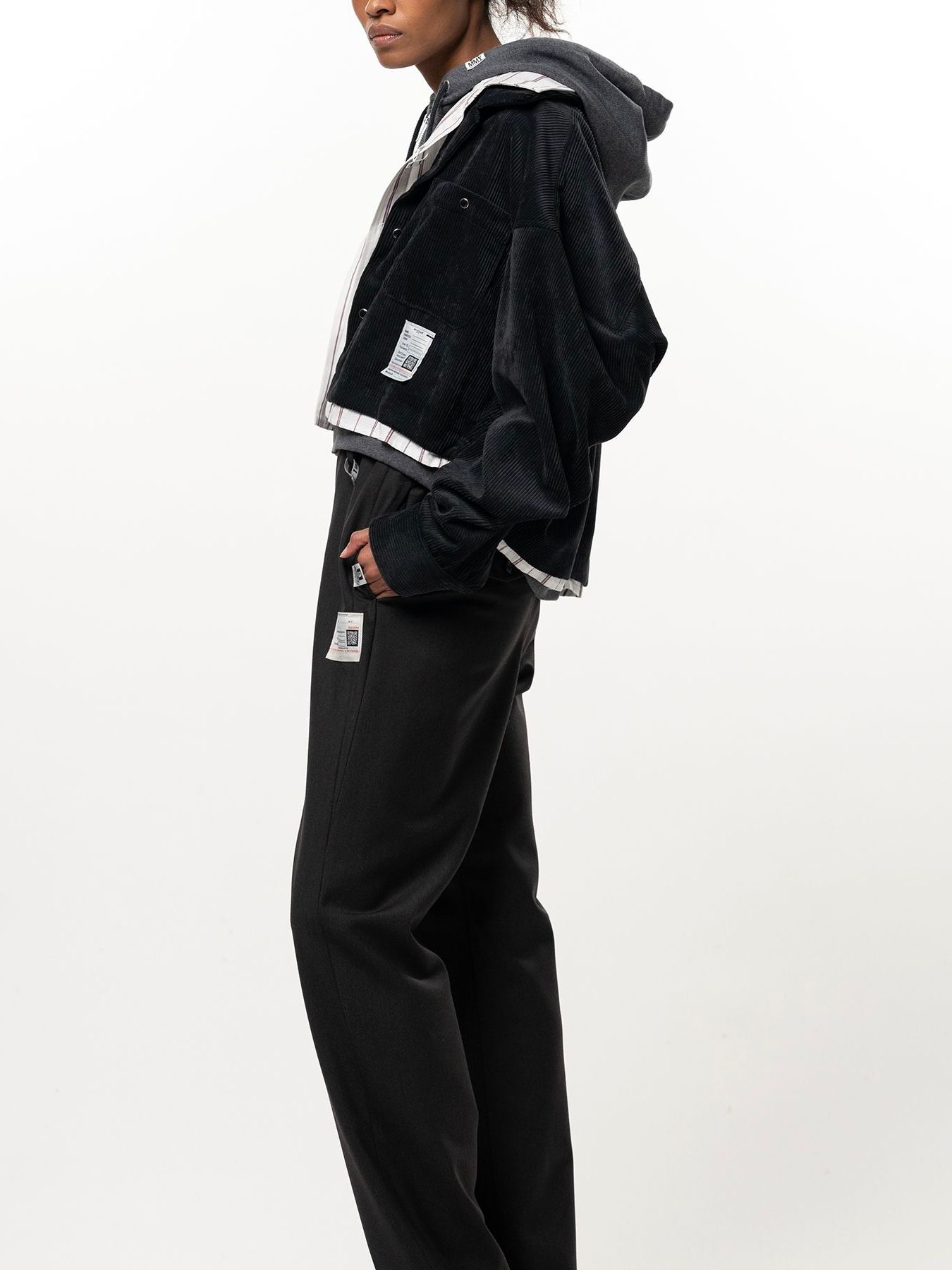 【26AW】スリー レイヤード シャツ / THREE LAYERED SHIRTS / ブラック