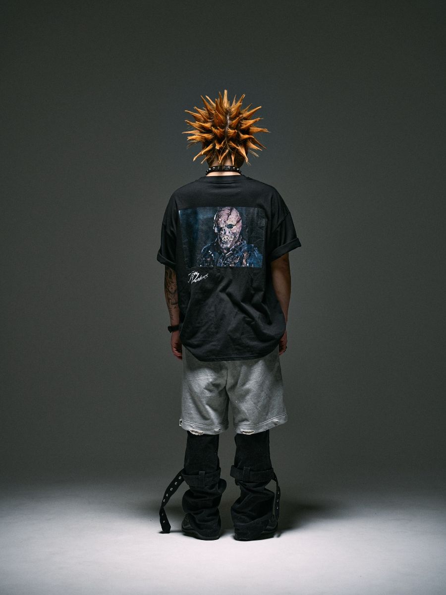 【13日の金曜日コラボ】ムービー シーン Tシャツ / x FRIDAY THE 13TH MOVIE SCENE T-SHIRT / ブラック