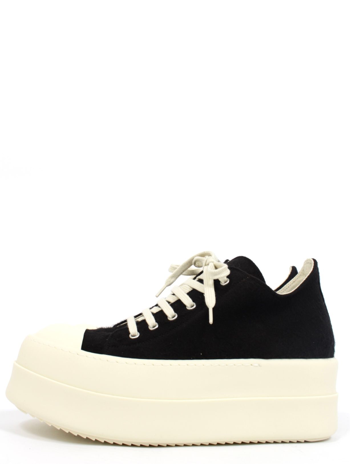 【25AW】ダブルバンパー ローカット スニーカー / DOUBLE BUMPER LOW SNEAKS / ブラック × ホワイト