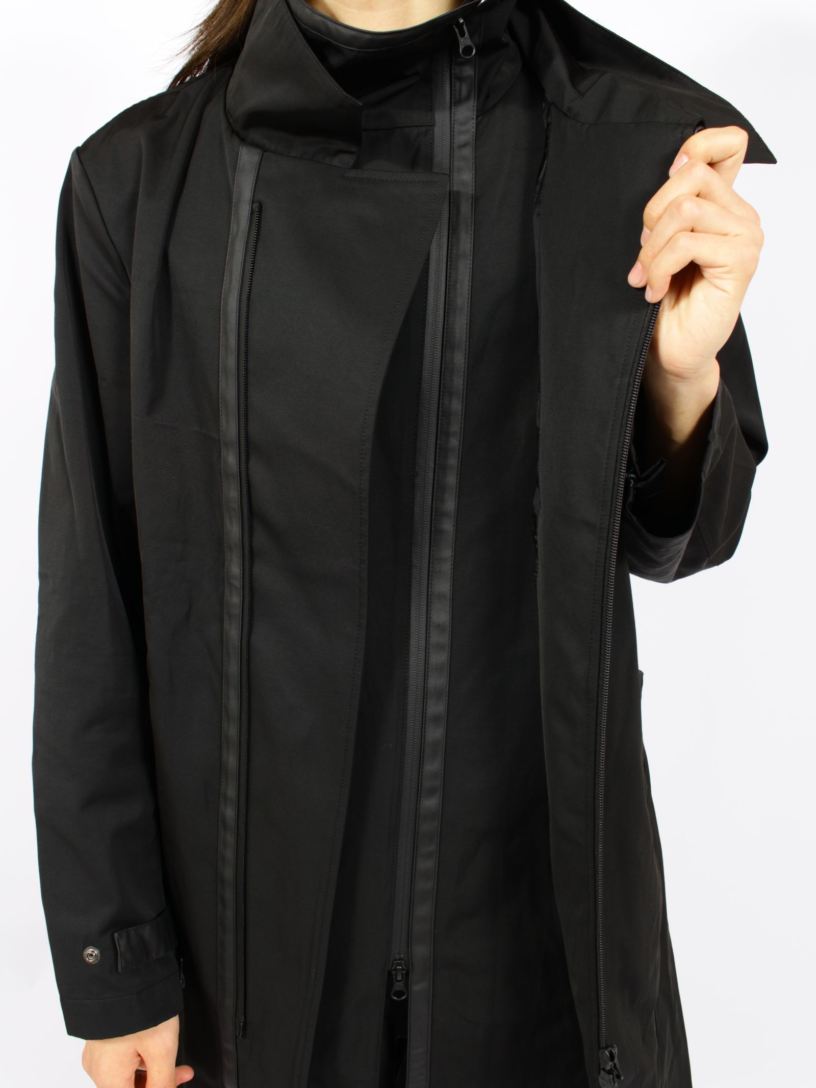 【26AW】デュアル ストラクチャー コート / DUAL STRUCTURE COAT / ブラック