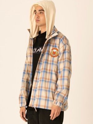 チェック マウンテン パーカー / CHECK MOUNTAIN PARKA / ベージュ