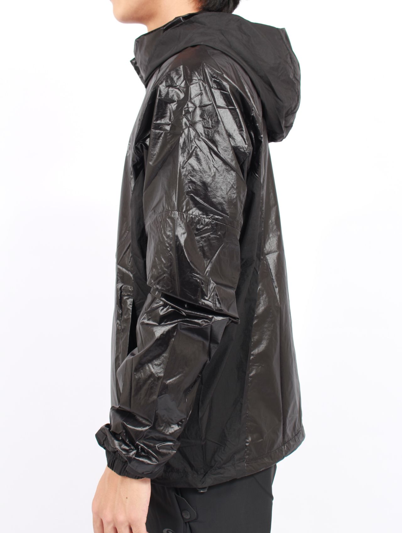 【25AW】シャイニーナイロン ラスター ジャケット / LUSTER JACKET / ブラック