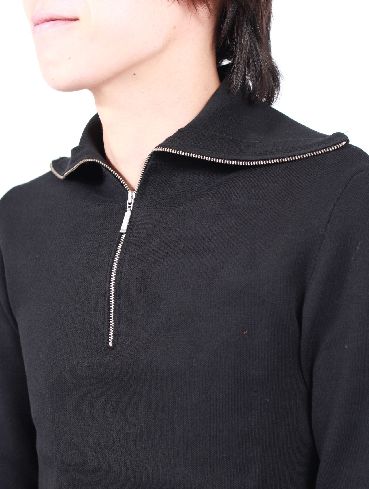 ジップアップ タートルネック / ZIP UP TURTLE NECK / BLACK(ブラック)