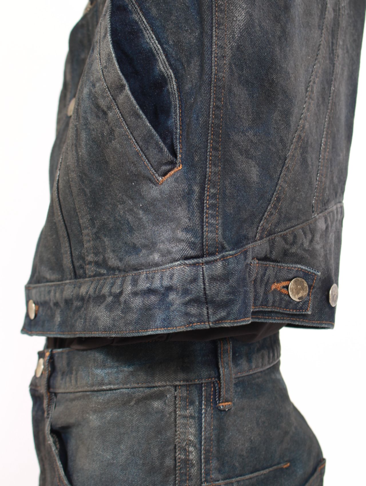 【25AW】 3D トラッカー ジャケット デニム ジャケット  / 3D TRUCKER JACKET / LUSTER COATED DARK INDIGO(ダーク インディゴ)