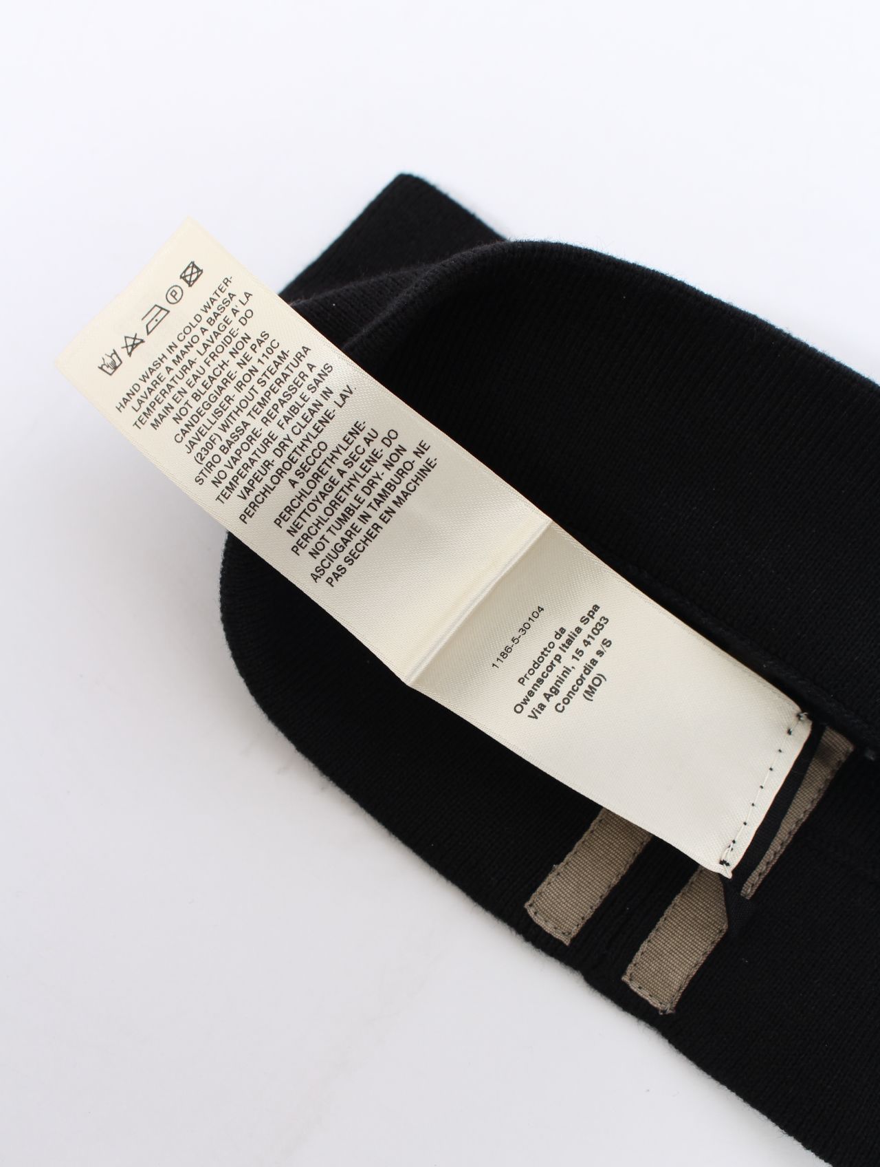【25AW】ニット ヘッドバンド / HEADBAND / ブラック×パール