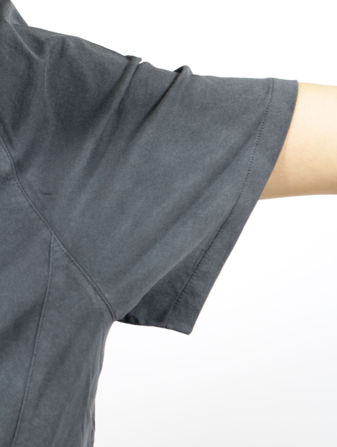 ダーツ Tシャツ / DART TEE 半袖 カットソー / WASHED BK(ウォッシュブラック)