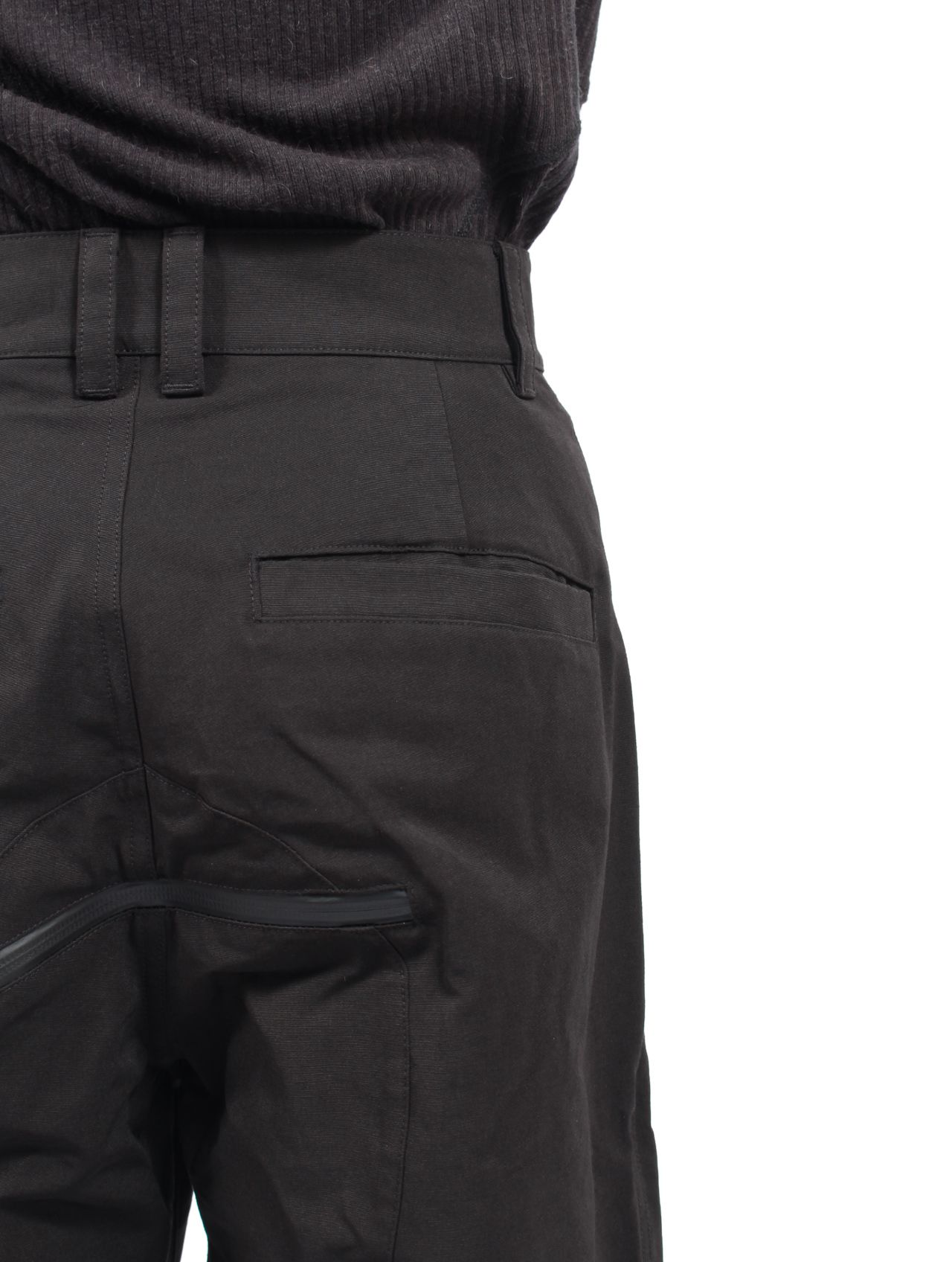 【25AW】アフィン カーブ パンツ / AFFINE CURVE PANTS / ブラック
