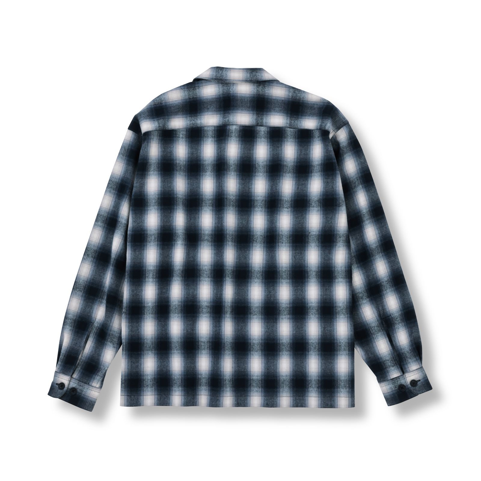 【26AW】オンブレ チェック シャツ / OMBRE CHECK SHIRT / ブラック