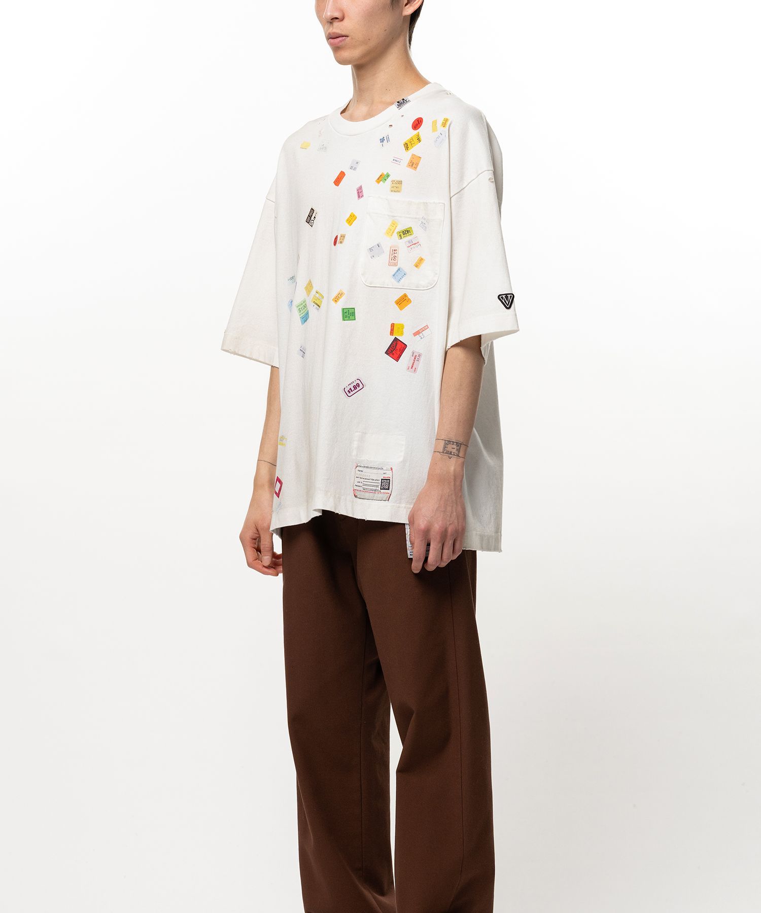 【26AW】プライス ステッカー Tシャツ / PRICE STICKER TEE / ホワイト
