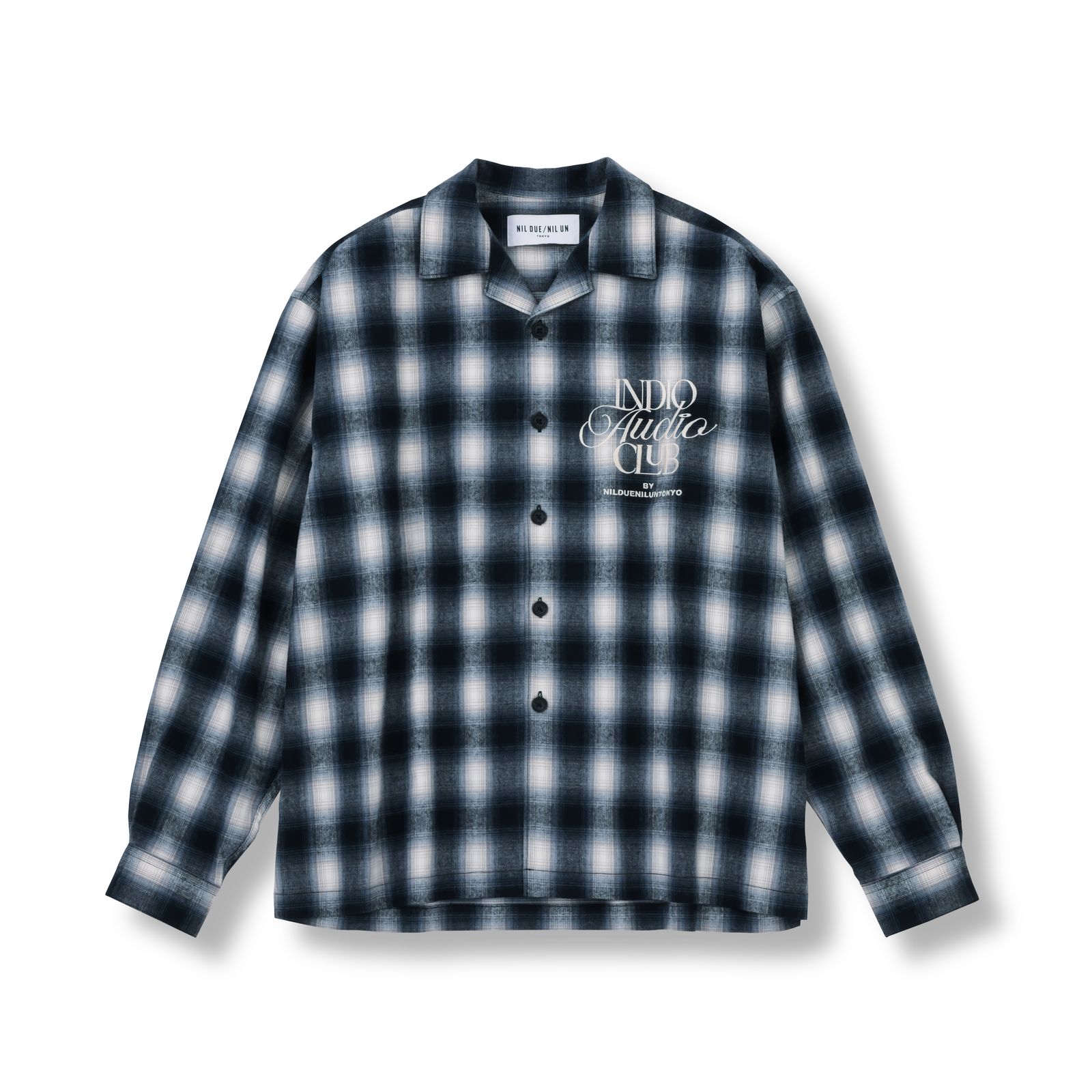【26AW】オンブレ チェック シャツ / OMBRE CHECK SHIRT / ブラック