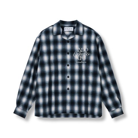 【26AW】オンブレ チェック シャツ / OMBRE CHECK SHIRT / ブラック