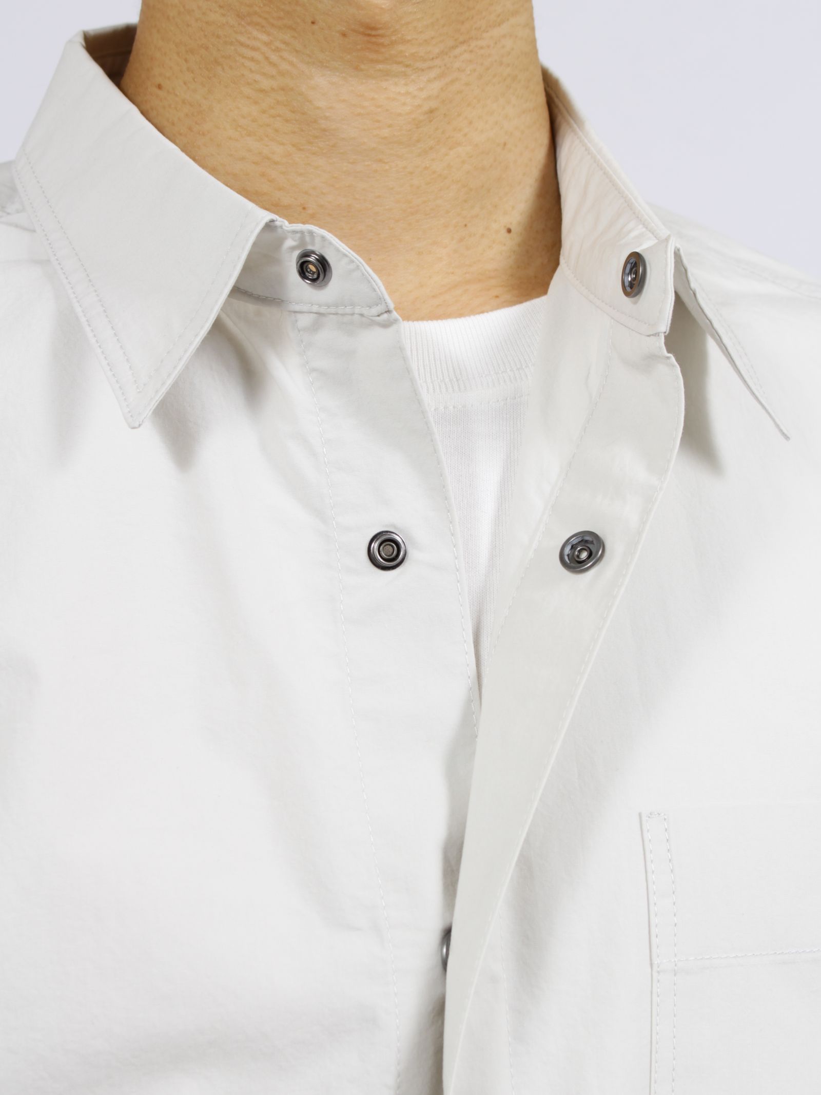 【26SS】ブロック シャツ / BLOCK SHIRT / ライト グレー