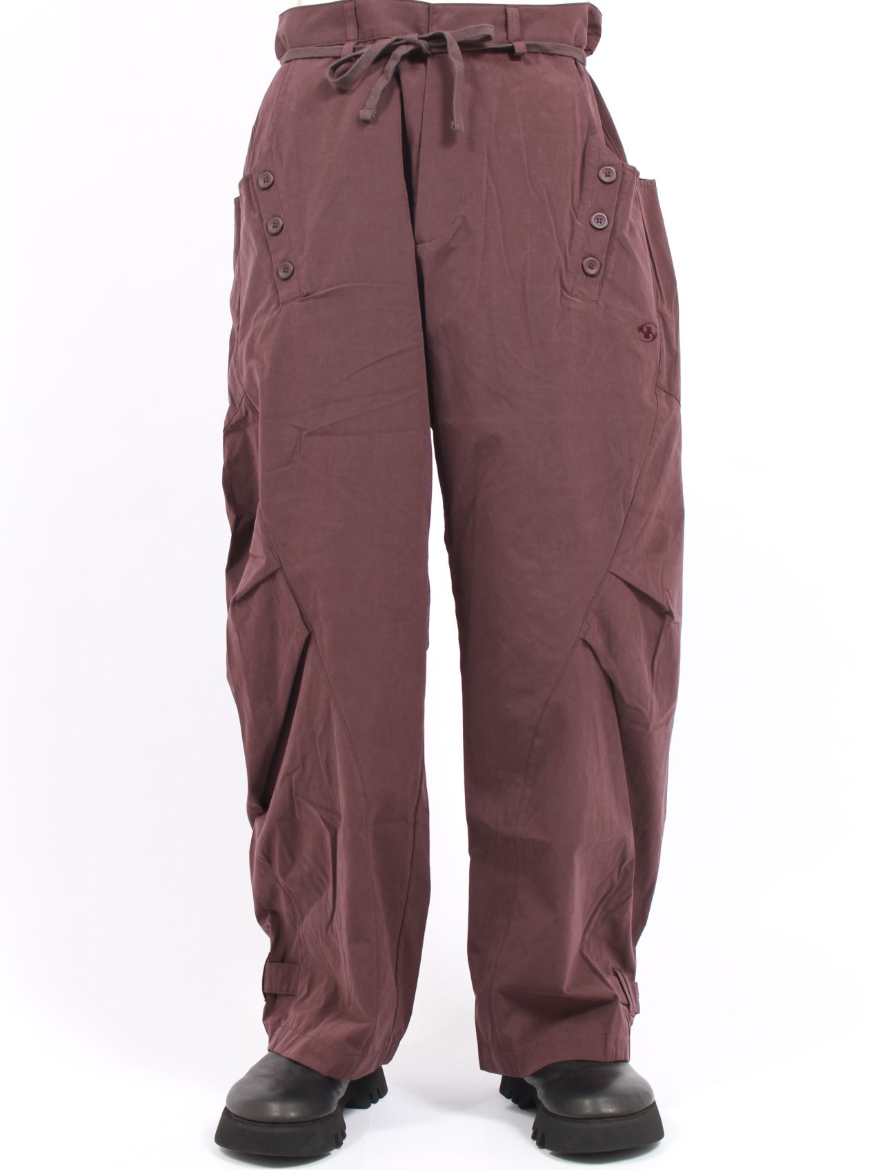 【25AW】タイ パンツ / TIE PANTS / ワイン