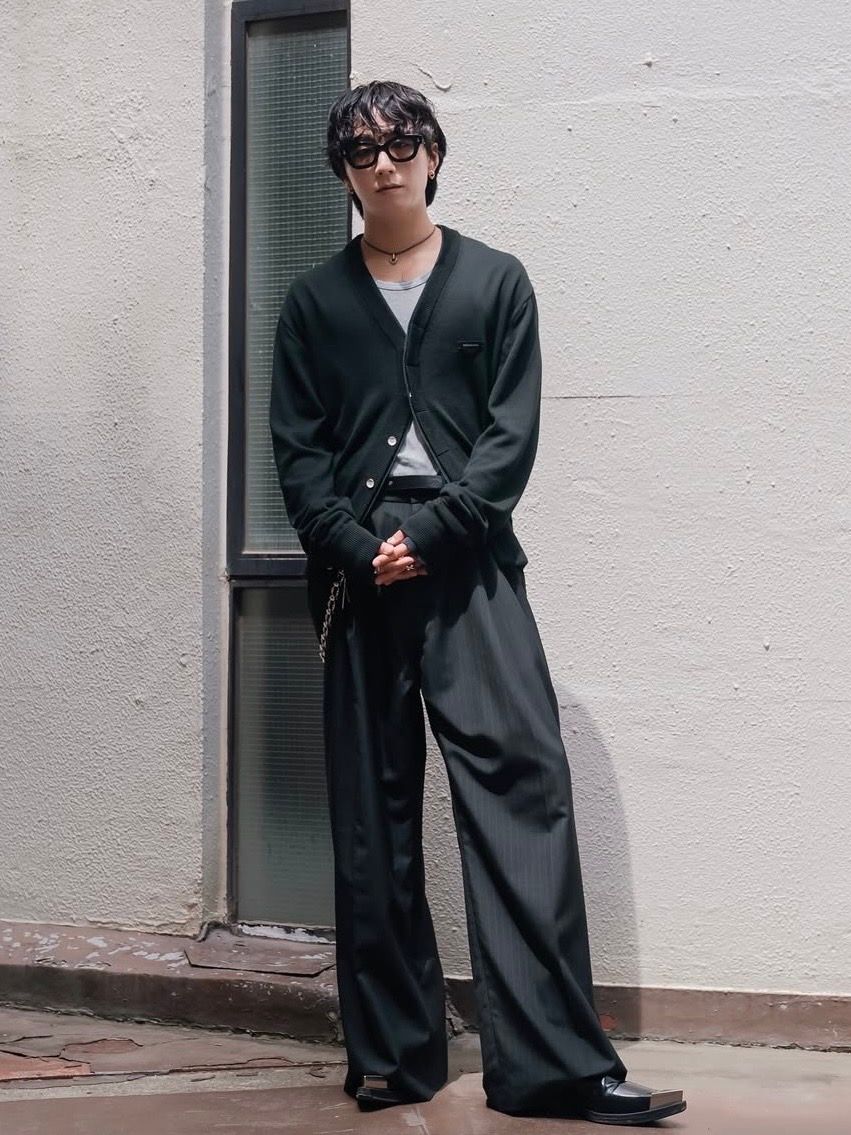 【26AW】コンパクト ライナー カーディガン / COMPACT LINER CARDIGAN .16 / ブラック