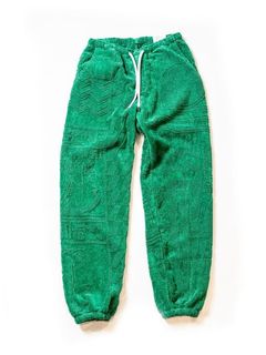 ジャガード パイル リラックス パンツ / JACQUARD PILE PANTS VER.IMABARI / グリーン