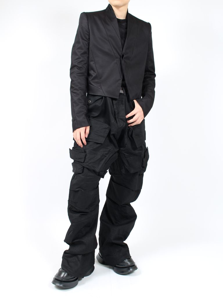 JULIUS - 【24SS】スタンドカラー プリズム ショート丈 テーラード  