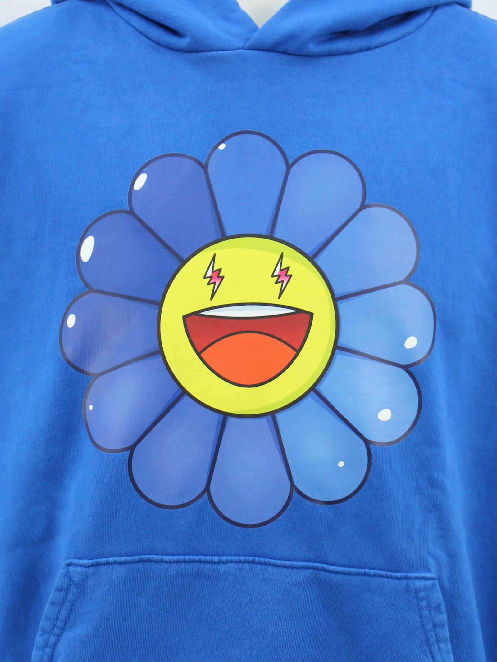 ビッグフラワープリント フーディー / AZUL Flower Hoodie / ブルー