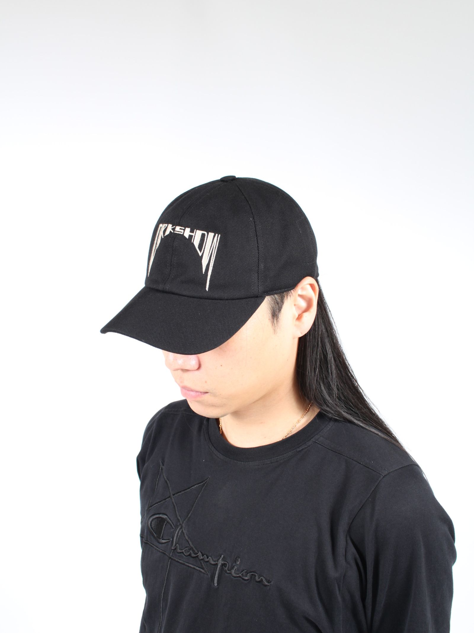 RICK OWENS DRKSHDW - 【24AW】ベースボール キャップ / BASEBALL CAP / ブラック × パール | STORY