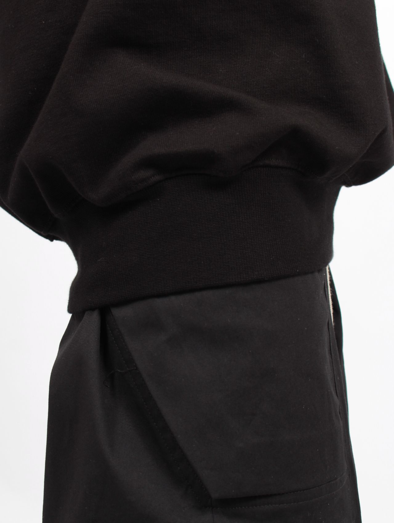【24AW】コットン フーディー パーカー / HOODIE / ブラック