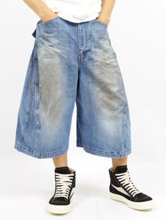 【25SS】3D ツイステッド デニム ショーツ / 3D TWISTED JORTS / DISTRESSED FADED INDIGO(インディゴ)