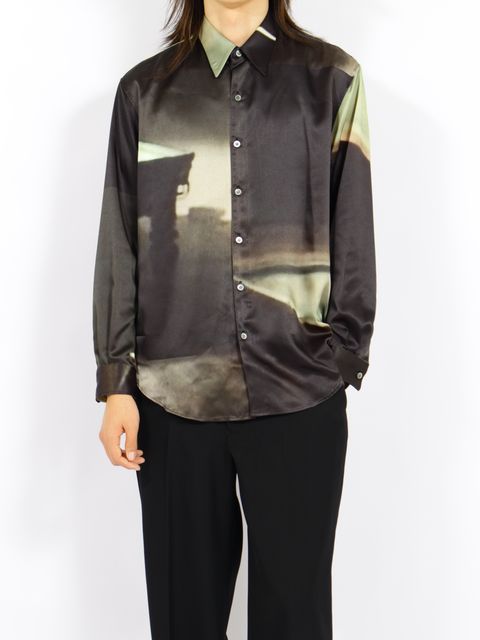 【26AW】グラフィック シャツ / GRAPHIC SHIRT / ブラック