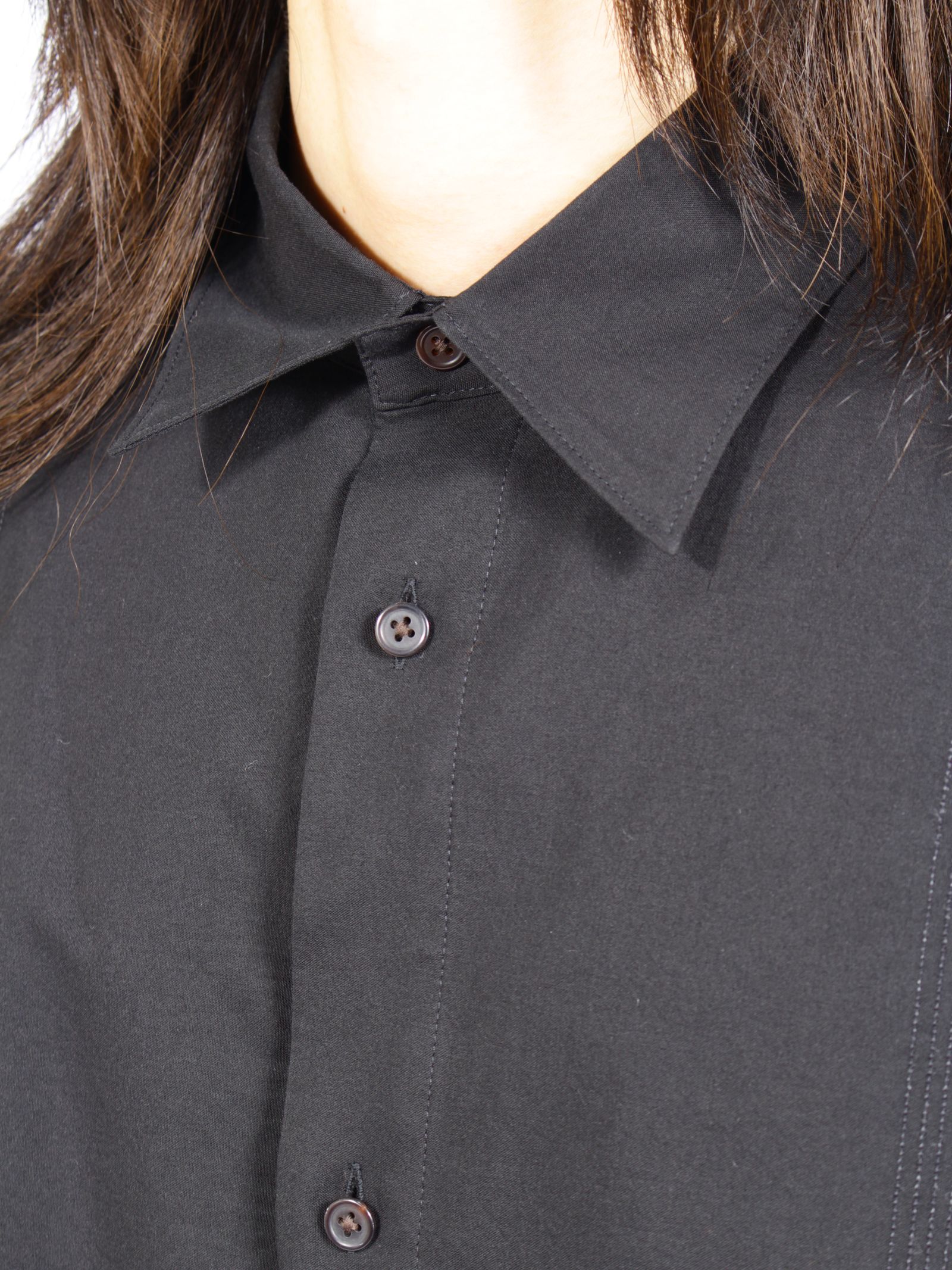 【26AW】トランジショナル シャツ ジャケット / TRANSITIONAL SHIRT JACKET / ブラック