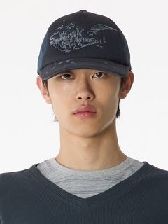 ノイズ メッシュ キャップ メッセージ / NOISE MESH CAP / ブルーチャコール SG27SSACCA003