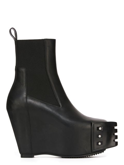 【24AW】グリル ウェッジ ビートル ブーツ / GRILLED WEDGE BEATLE / ブラック