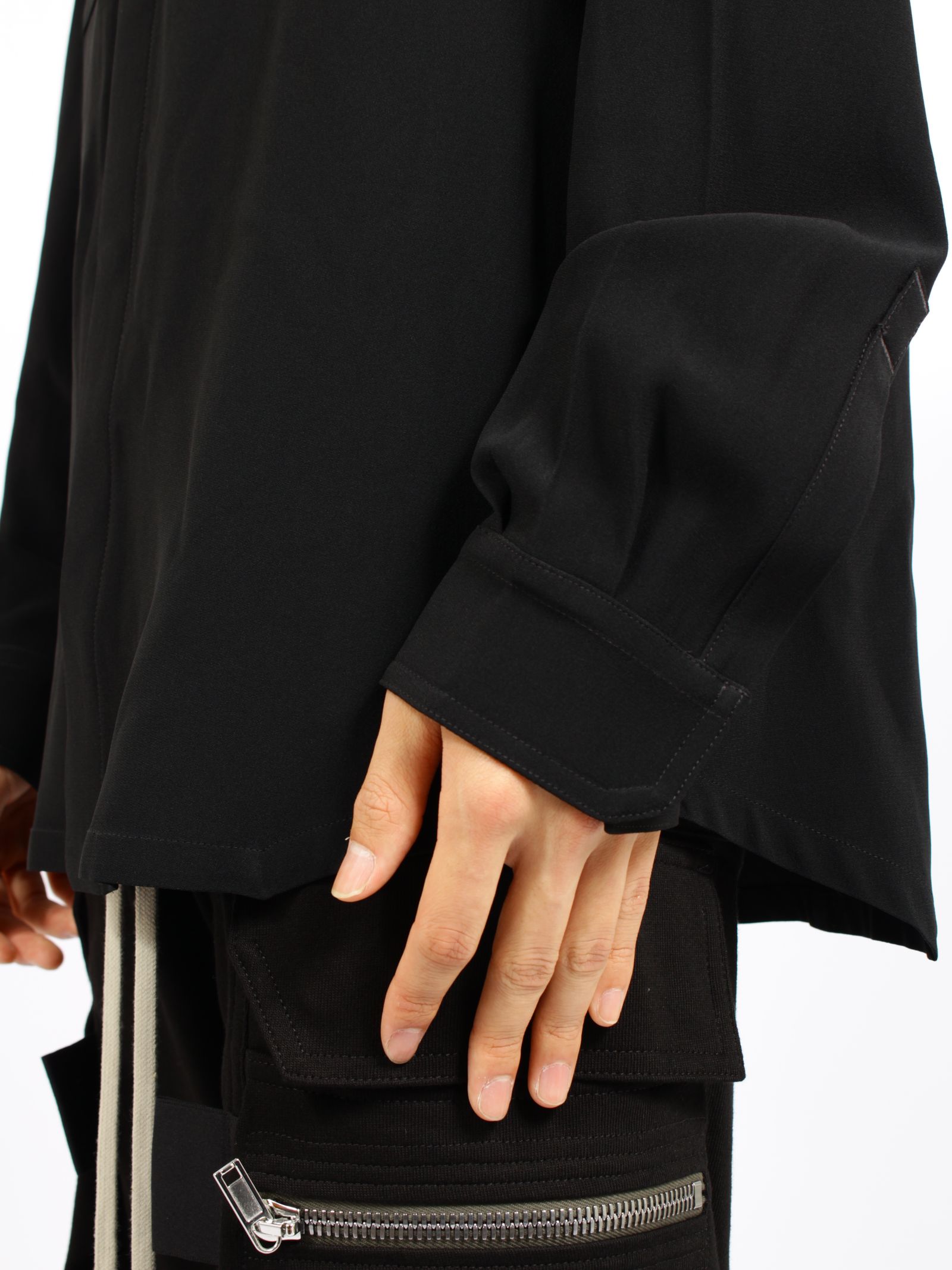 【26AW】アウターシャツ 長袖 / OUTERSHIRT / ブラック
