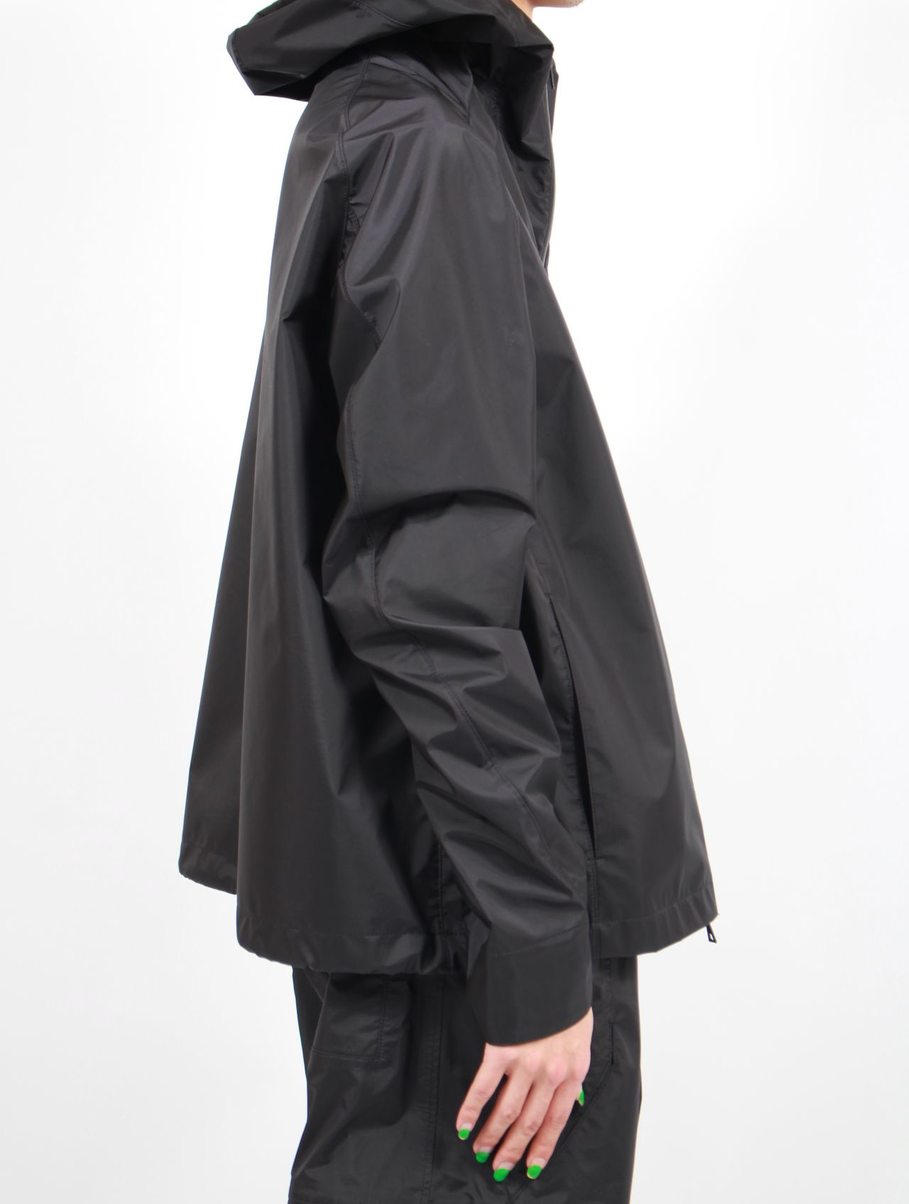 【25SS】ショート ナイロン 3L パーカー / Short Parka 3L Nylon / ブラック