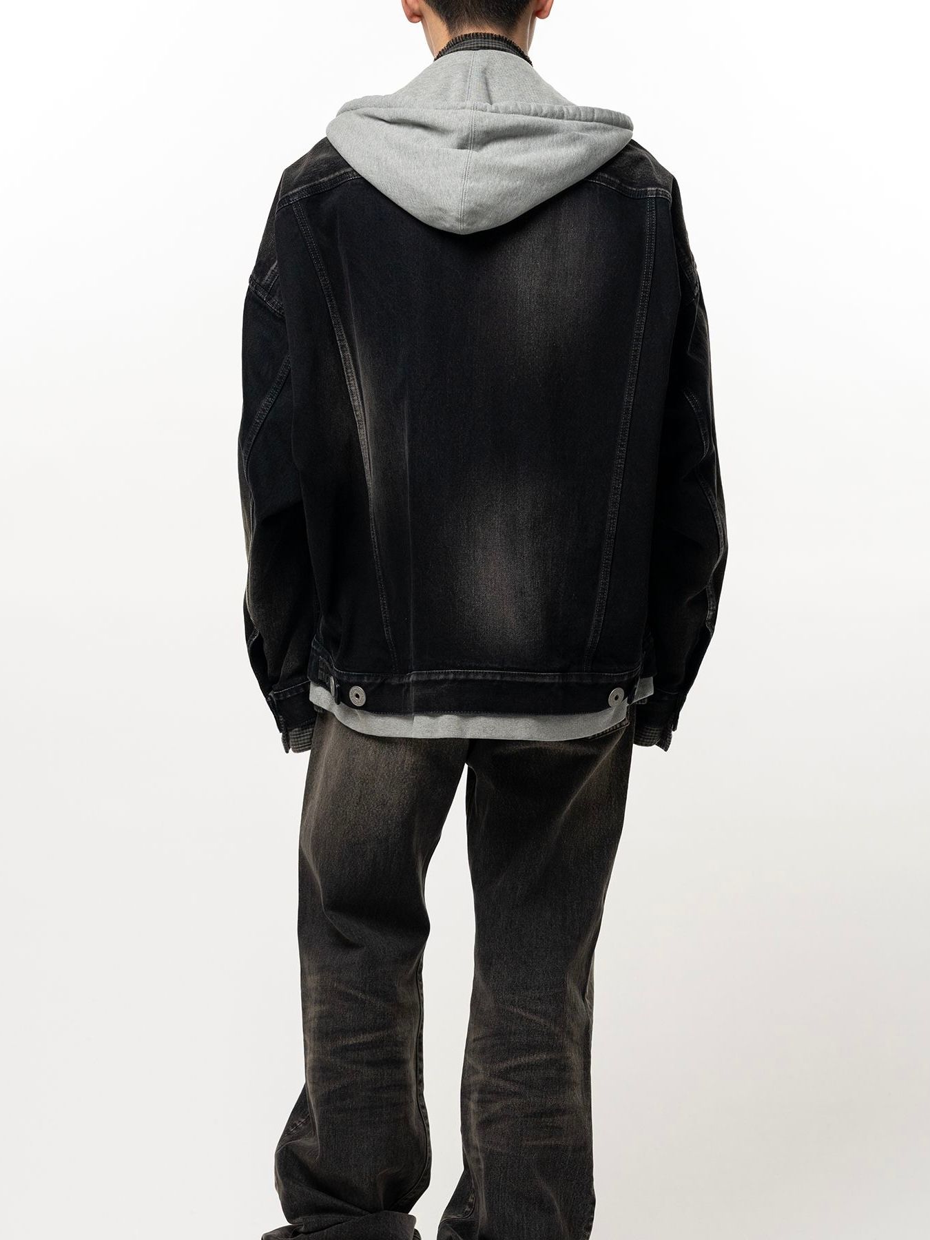 【26AW】 トリプル レイヤード デニム ジャケット / TRIPLE LAYERED DENIM JK / ブラック