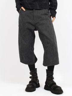 【26SS】 3D ショート デニム パンツ / 3D SHORT DENIM PANTS / ダークグレー