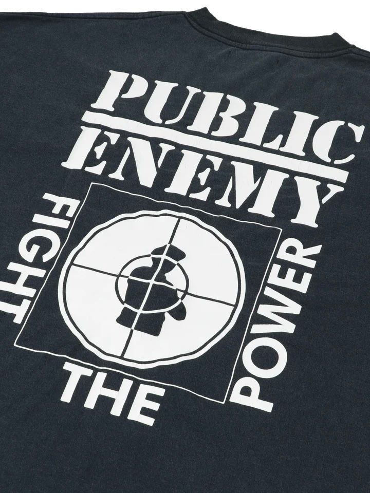 パブリック エネミー Tシャツ / PUBLIC ENEMY T-SHIRT #4 / ブラック