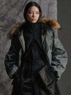 【24AW】71MICHAEL × AVIREX N-2B / ダークグリーン