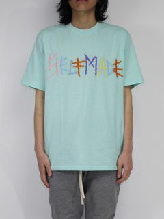 刺繍ロゴ Tシャツ / FAIR AQUA T-SHIRT WITH MULTICOLOR LOGO / アクア × マルチ