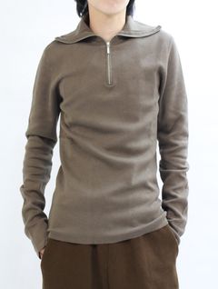 ジップアップ タートルネック / ZIP UP TURTLE NECK / BROWN (ブラウン)