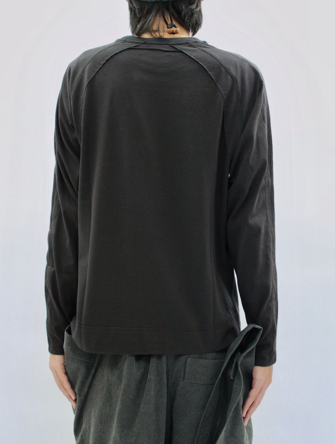 【25AW】ジュウニシ ロングスリーブ Tシャツ / 十二支 LS TEE / チャコール