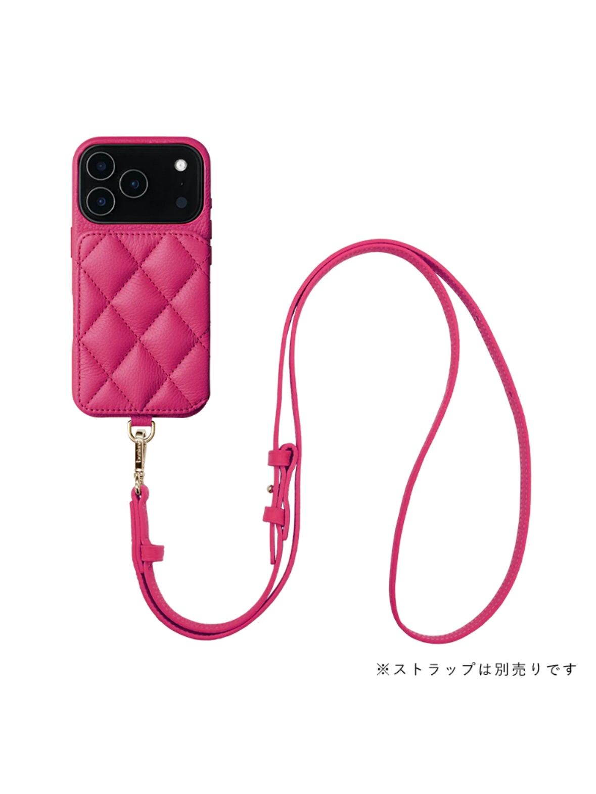 【iPhone 17 Pro】グレース スマートフォンケース / GRACE / マゼンタピンク