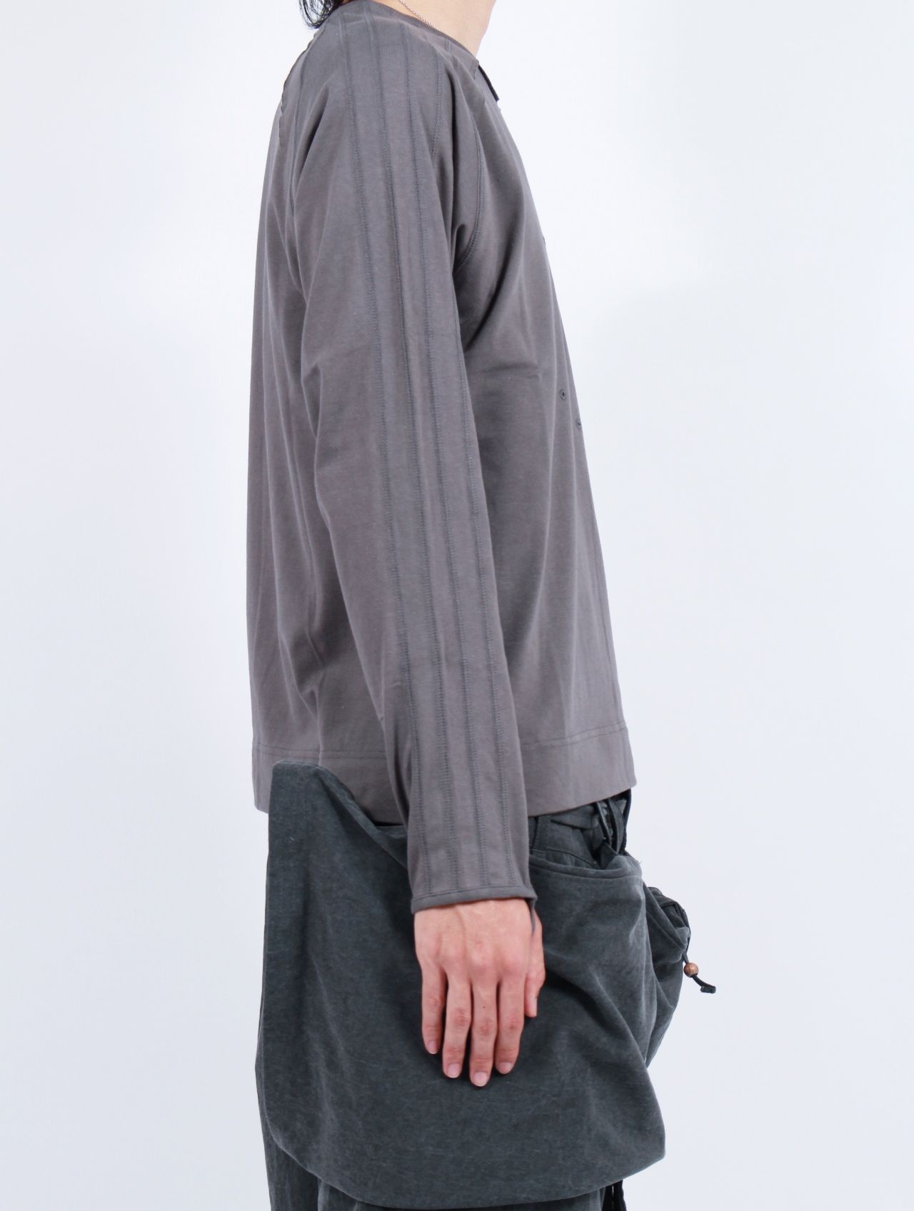 【25AW】ジュウニシ ロングスリーブ Tシャツ / 十二支 LS TEE / グレー