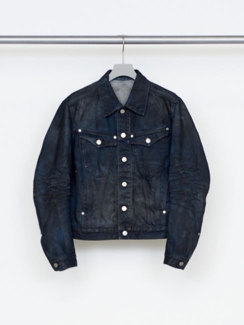 【26AW】デニム トラッカー ジャケット コーティング デニムジャケット / DENIM TRUCKER JACKET / LUSTER COATED INDIGO(インディゴ)