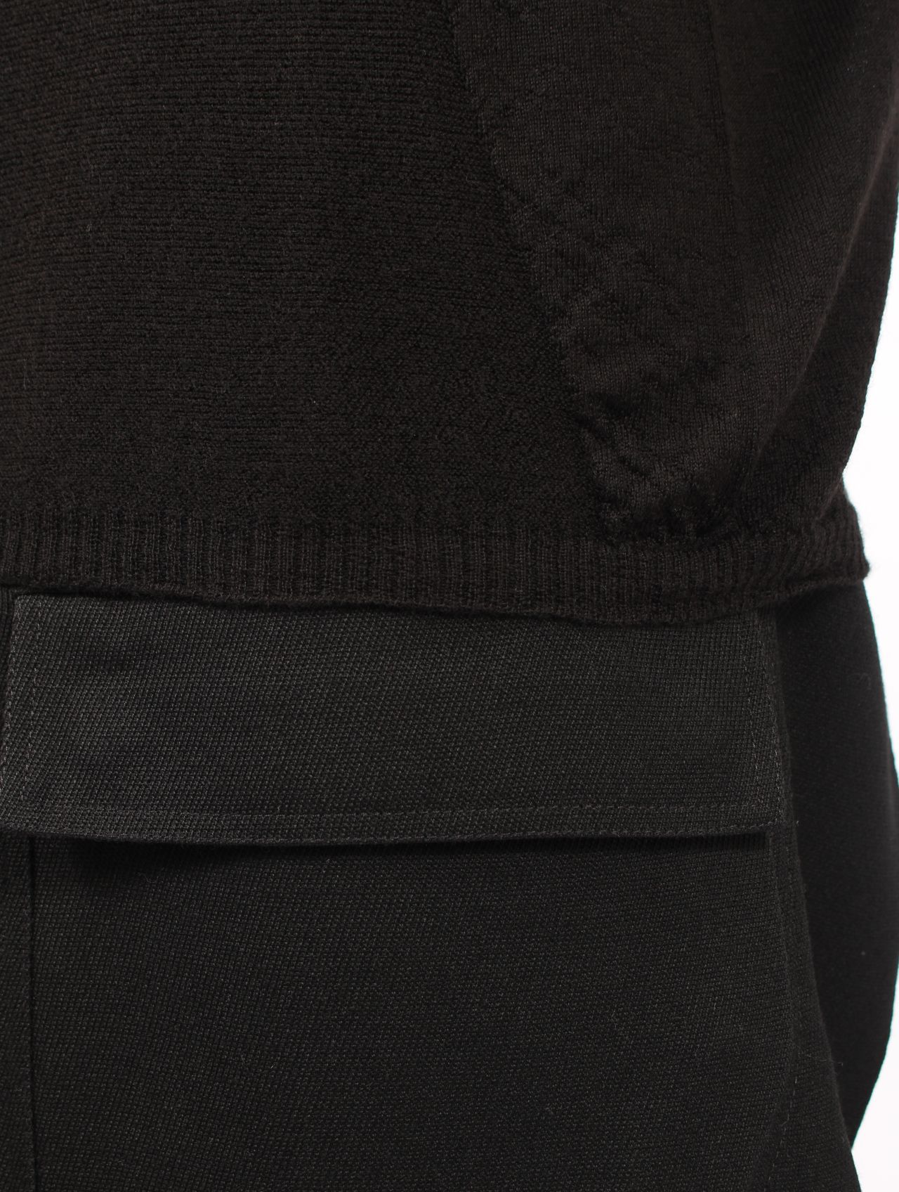 【25AW】オーバーサイズ レベル ニット カットソー / OVERSIZED LEVEL / ブラック