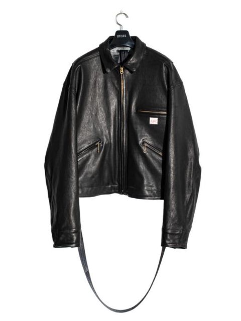 サラブレッド ドリズラー ジャケット レザーライダース / THOROUGHBRED DRIZZLER JACKET / ブラック