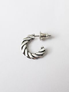【米津玄師 着用】 【片耳用】 プレスピアス / press piarce /シルバー