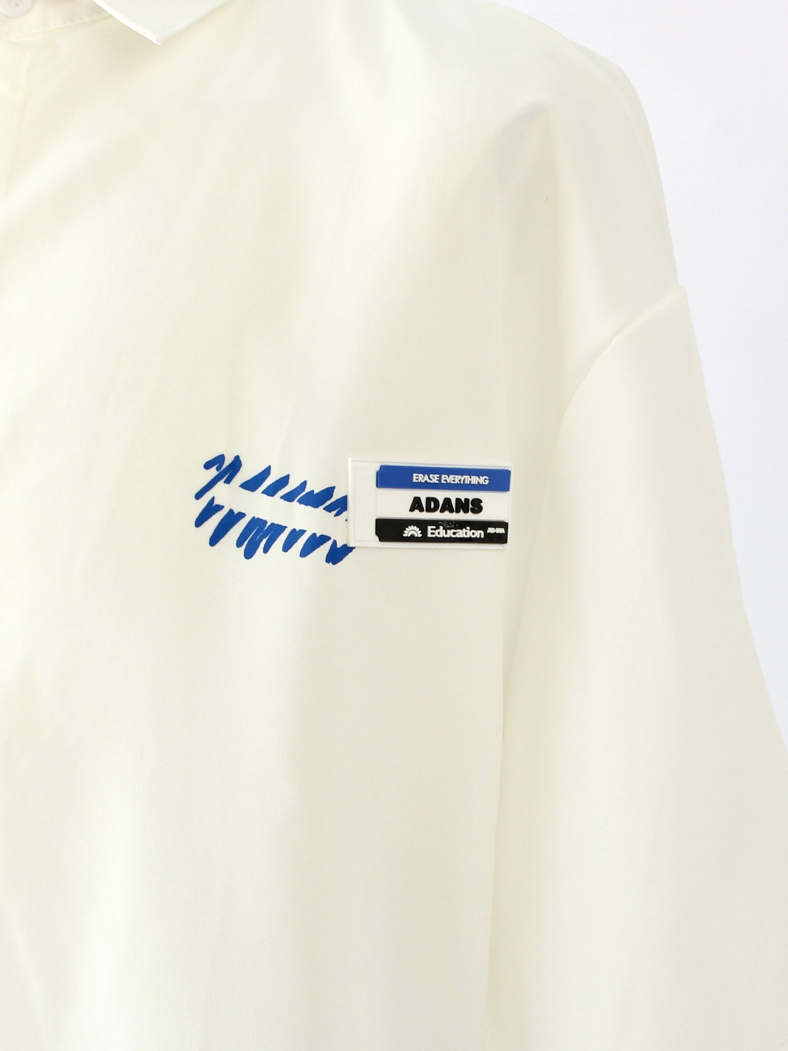 イレイサー 半袖 シャツ / ERASER HALF SLEEVE SHIRT / ホワイト