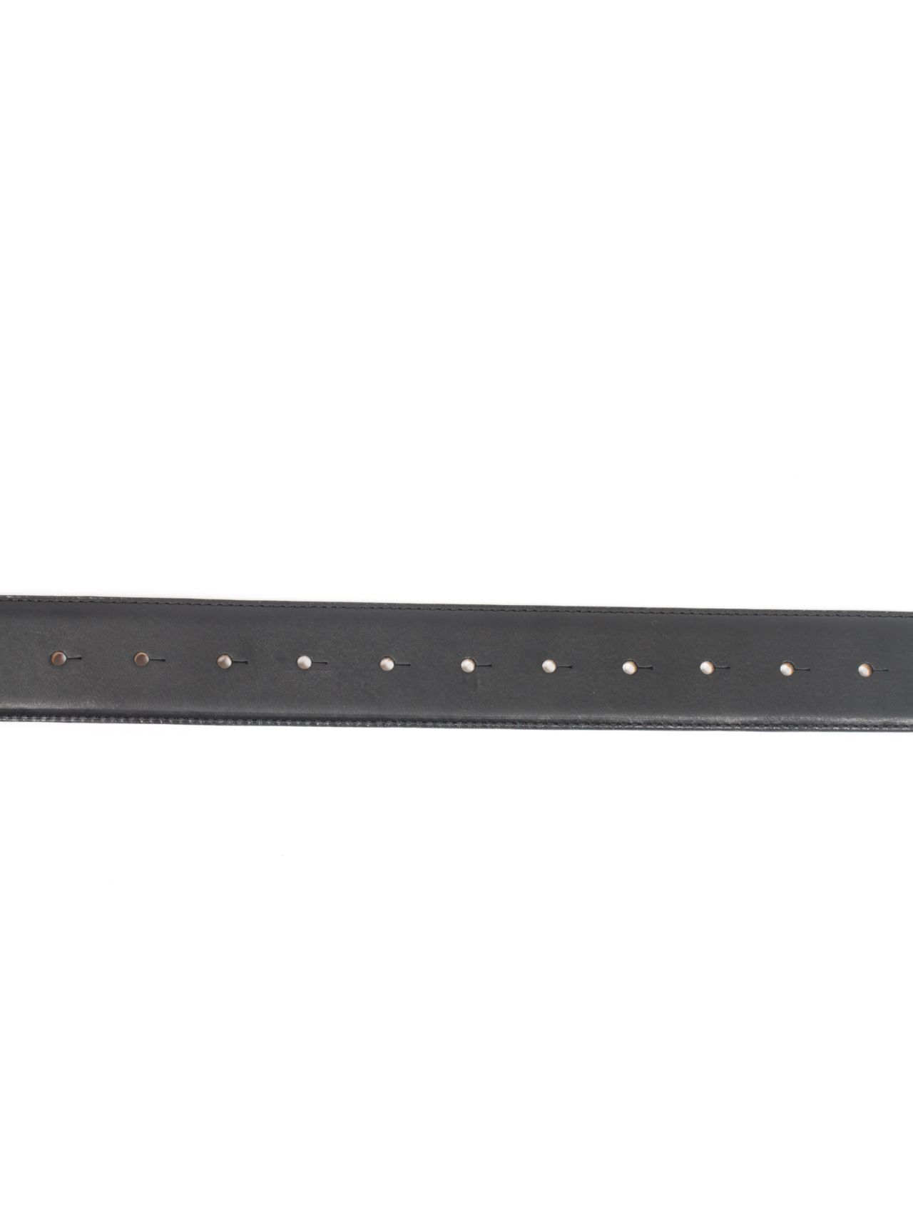 【25AW】Dバックル カウレザー ベルト / "D" BUCKLE VELT / ブラック