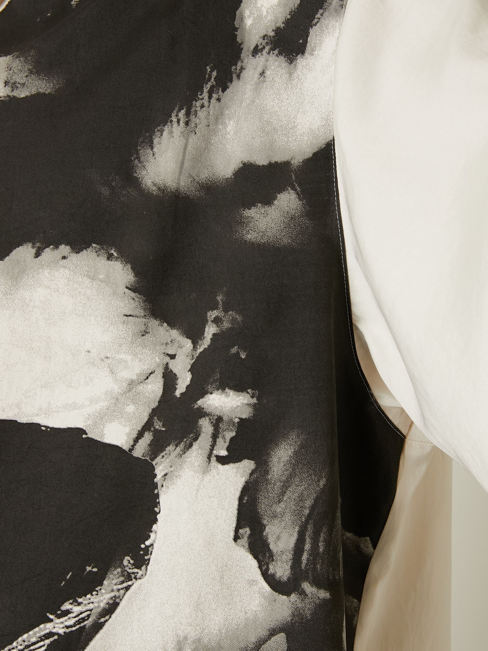 【24AW】フラワープリント シャツ / FLOWER PRINT SHIRT / ホワイト