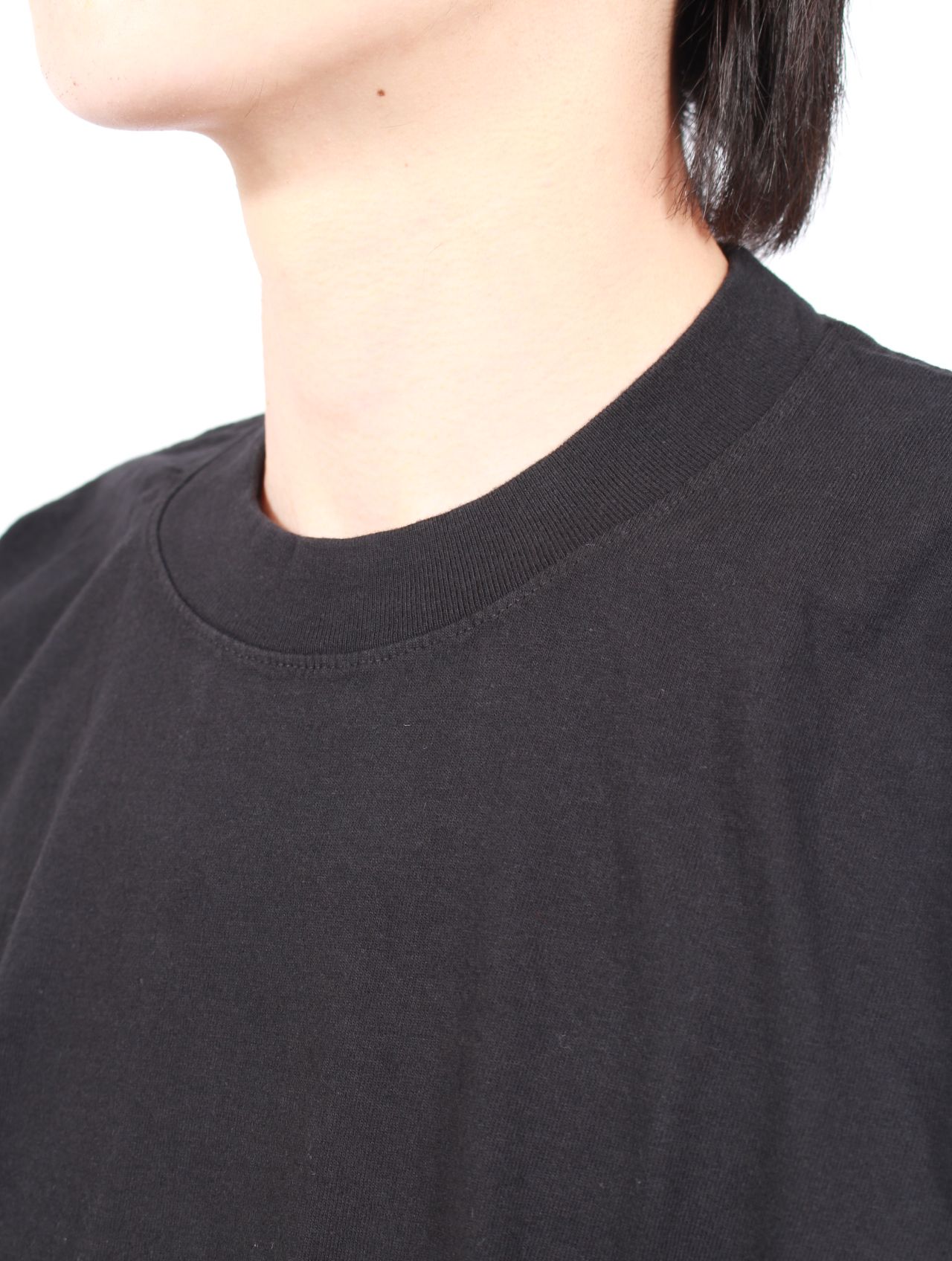 【25AW】レジストレーション フォーム ロングスリーブカットソー パックTシャツ / REGISTRATIOON FORM / LSC / ブラック