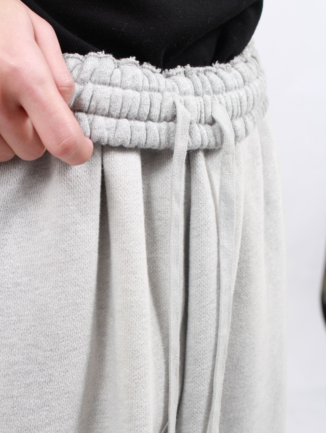 【25SS】フェード ラージ フィット グラデーション ワイド スウェット パンツ / FADE LARGE FIT SWEAT TROUSER / グレー
