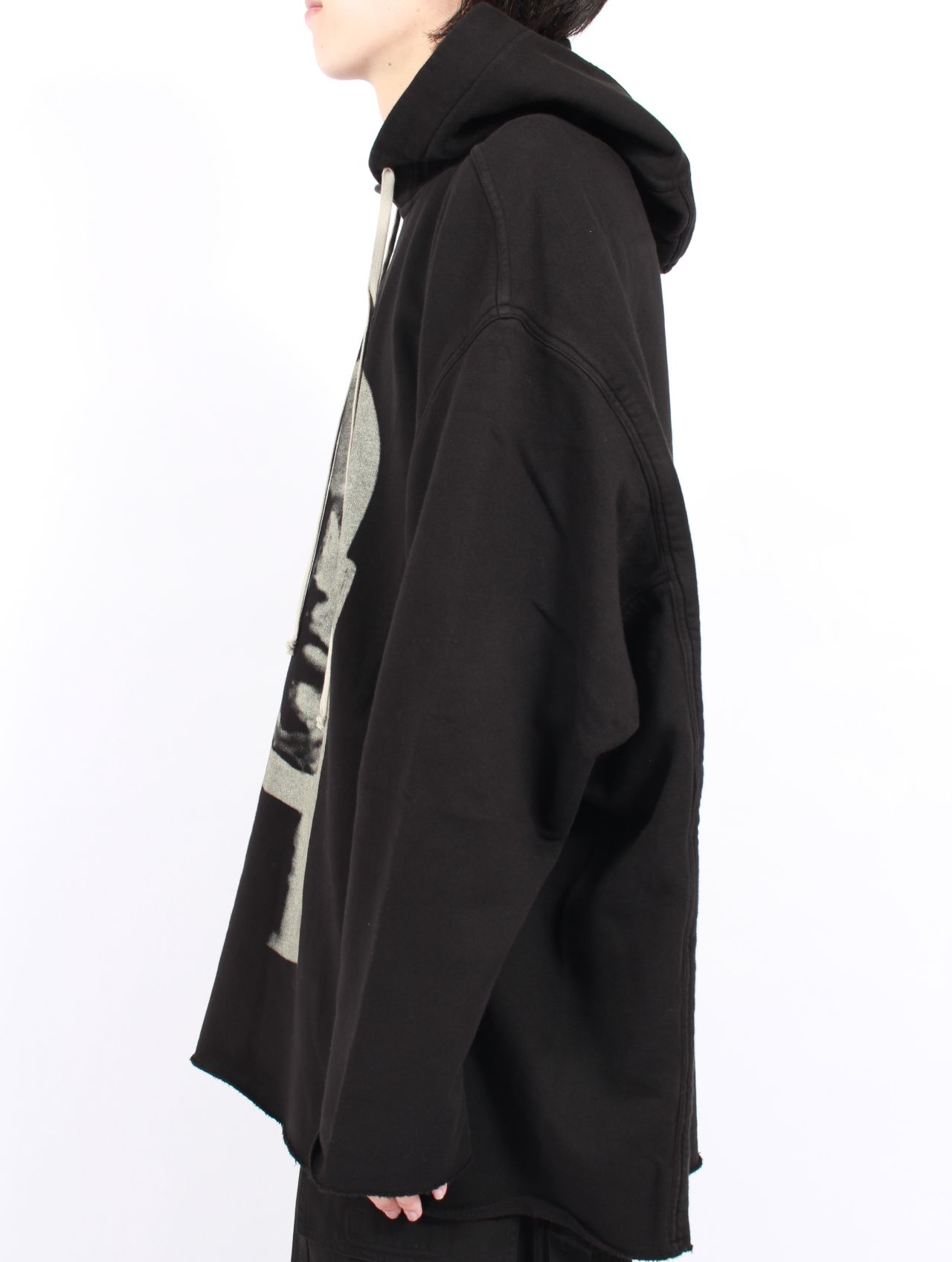 【25AW】ピーター フーディー グラフィック パーカー / PETER HOODIE / ブラック × パール